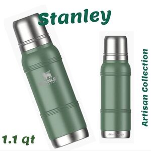 STANLEY Artisan Thermal Bottle 1.1qt "Hammertone Green"  NEW